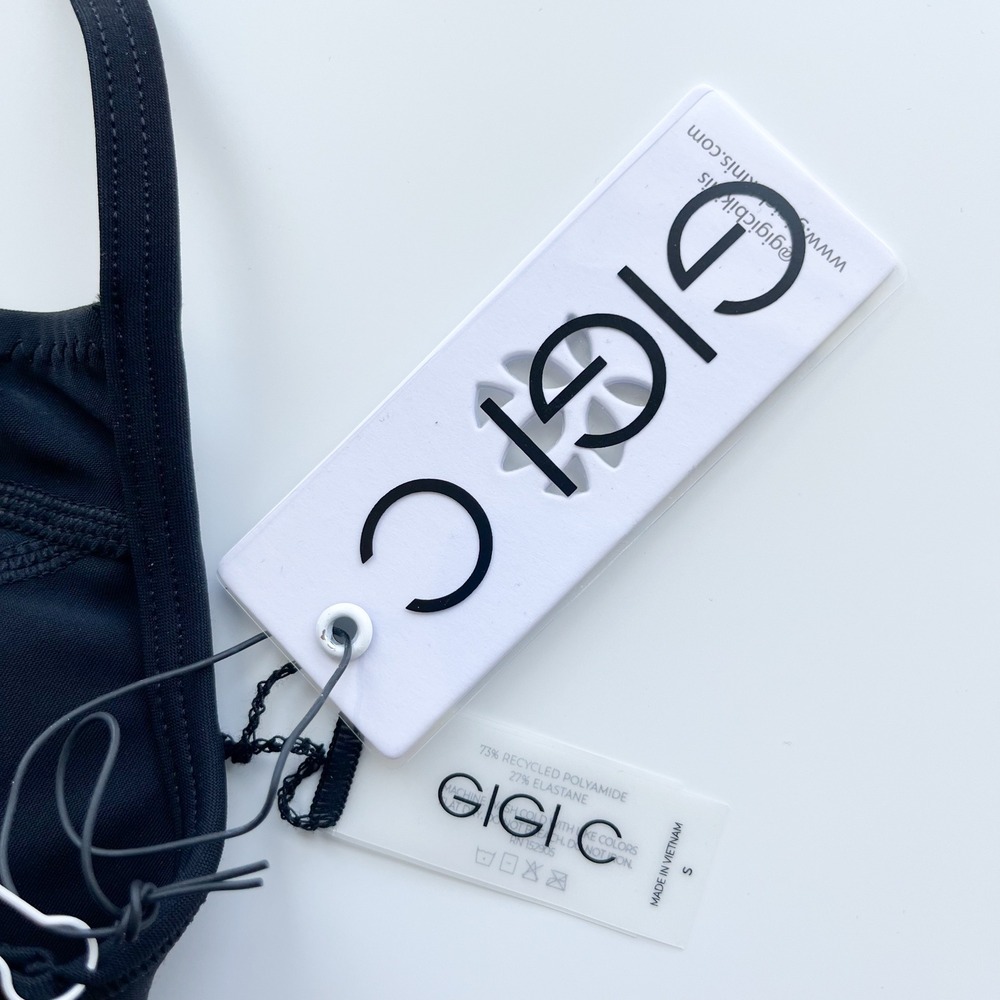 NEW GIGI C Giselle Bra Womens Small Black - Picture 9 of 9